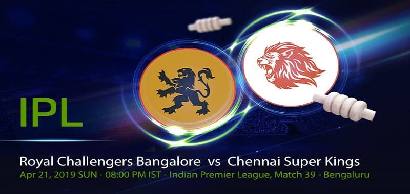 IPL 2019 – RCB v CSK