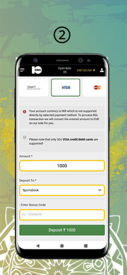 VIsa Deposit Betting